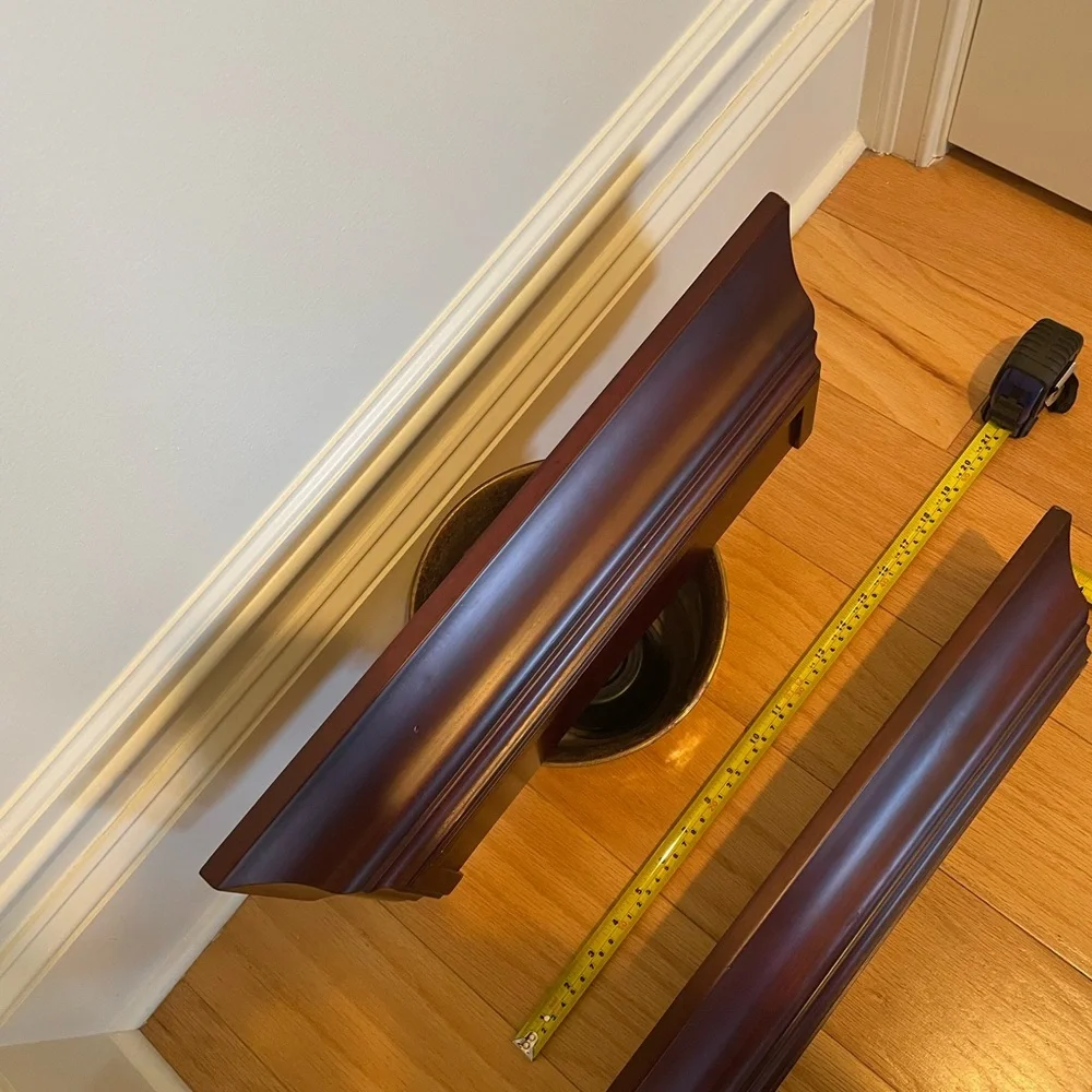 Floating Faux Wood Wall Shelf (1) 18x5x3 1 cherry Display Shelf